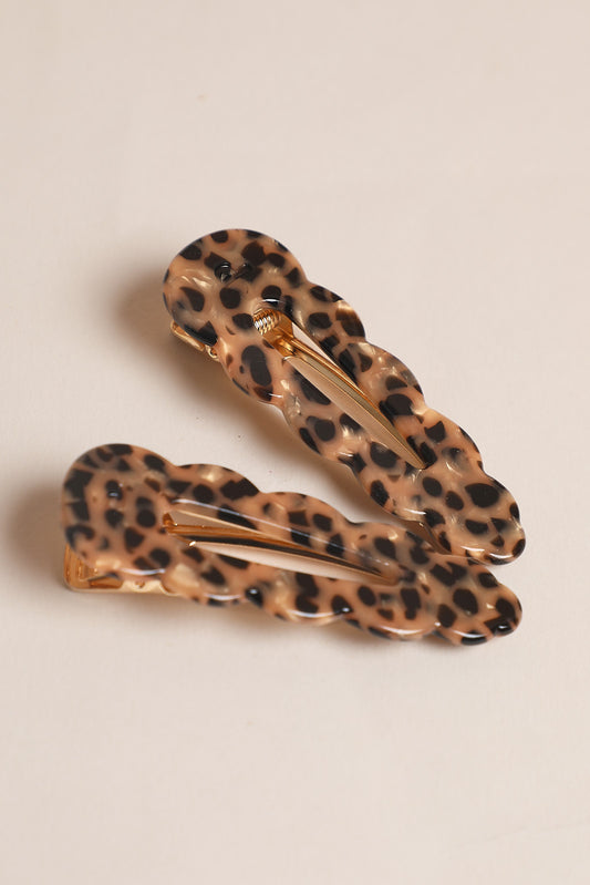 Barrettes Signature - Leopard
